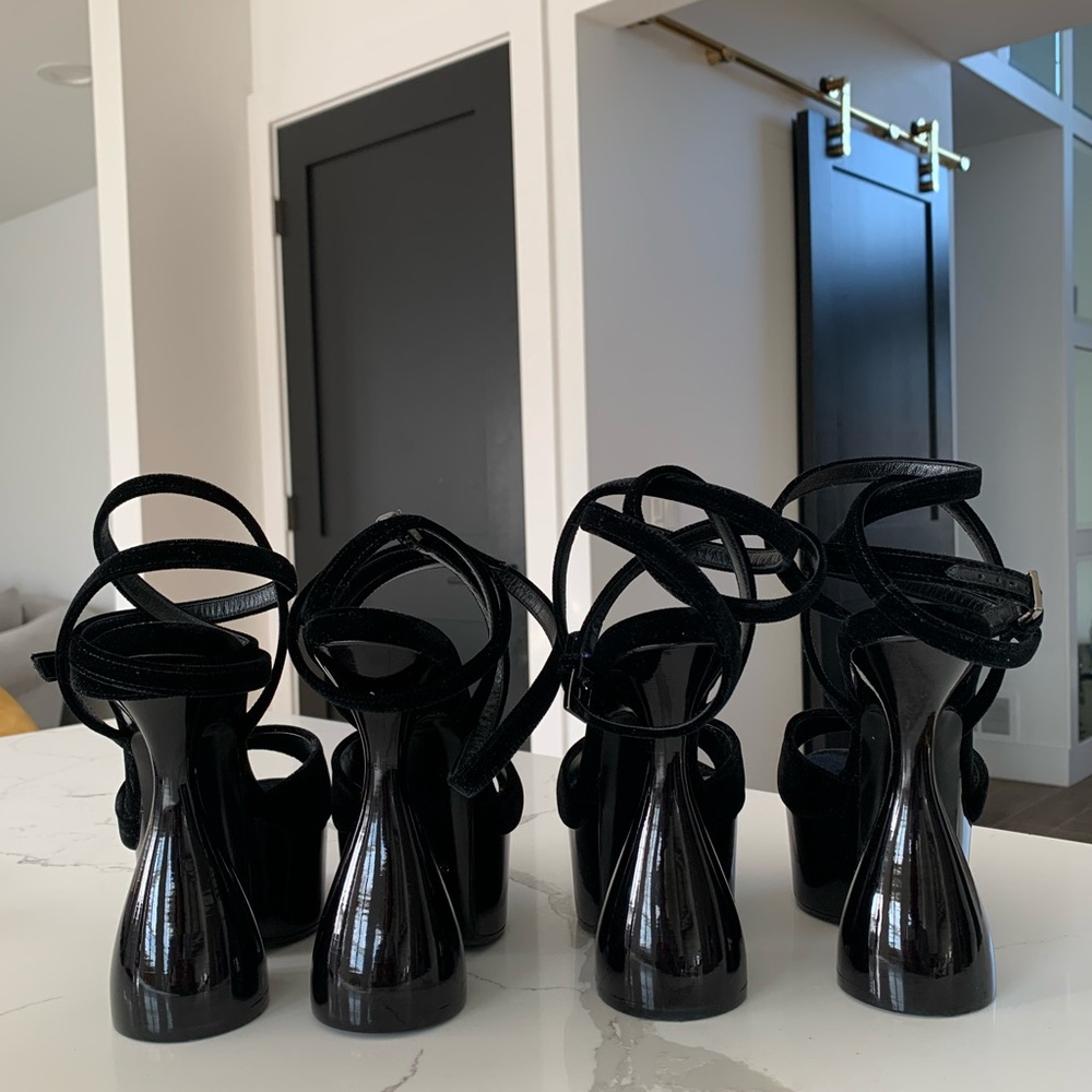 Tom Ford Velvet Disco Platform Sandal - Picture 7 of 16